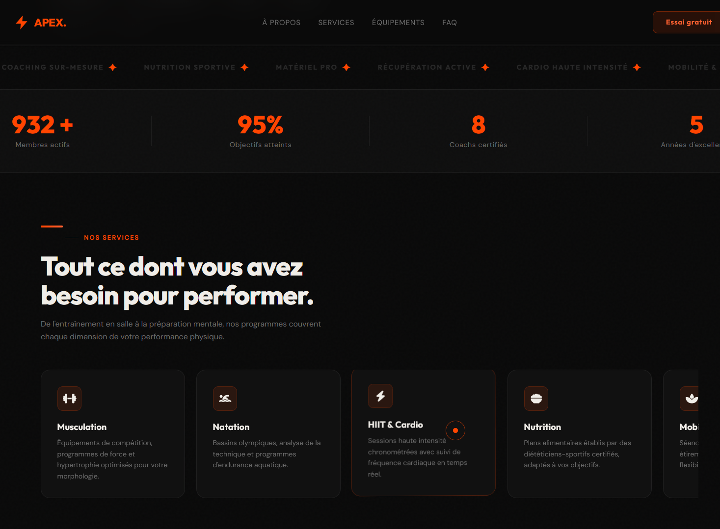 APEX Performance — Contact